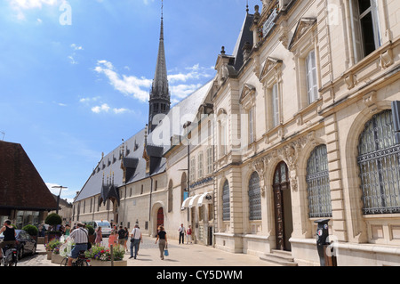 Hospice de Beaune, Hotel-Dieu, Beaune, Burgund, Côte d ' or, Frankreich, Europa Stockfoto