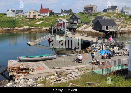 Kanada Nova Scotia Ostufer Atlantikküste Peggys Cove Maritime Provinzen Stockfoto