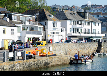 Der Hafen von Mawes in Cornwall, England, Vereinigtes Königreich Stockfoto