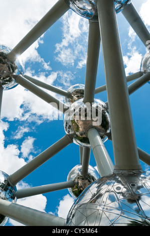 Atomium-Denkmal in Brüssel, Belgien, Zeichnung von Gerhard ...