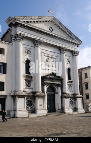 Die Kirche Santa Maria della Visitazione, andernfalls bekannt als Santa Maria della Pietà in Venedig, Veneto, Italien Stockfoto