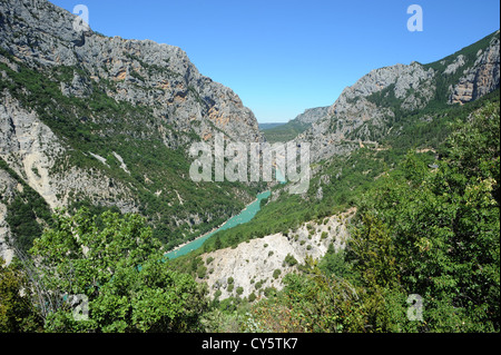 Gorges du Verdon, eines der herrlichsten Landschaft in der Provence Stockfoto