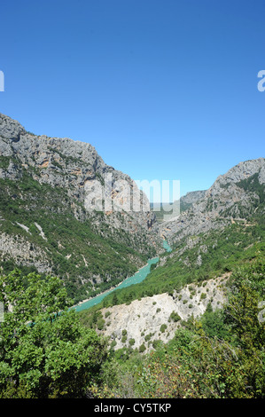 Gorges du Verdon, eines der herrlichsten Landschaft in der Provence Stockfoto