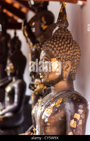 Buddha-Makro im Wat Doikum Stockfoto