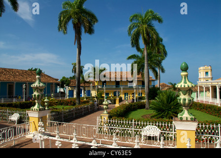 Plaza Mayor Trinidad Stockfoto