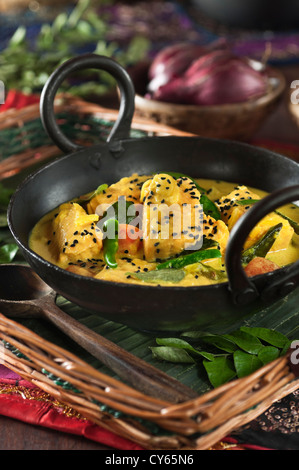 Fish Molee Kerala Fisch curry Indien Essen Stockfoto