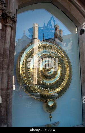 Die Corpus-Uhr in Cambridge Stockfoto