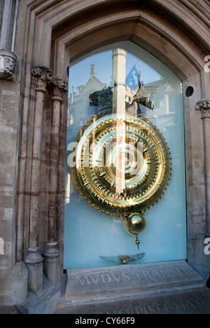 Die Corpus-Uhr in Cambridge Stockfoto