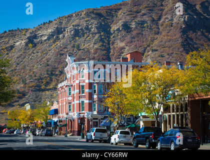 Strater Hotel am Main Avenue in Durango, Colorado Stockfoto