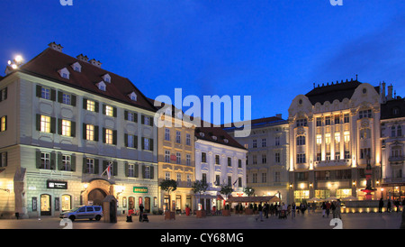 Slowakei, Bratislava, Hauptplatz, Hlavne Namestie, Stockfoto