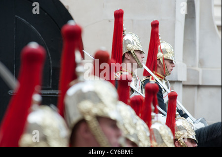 Soldaten am Horseguards in London Stockfoto
