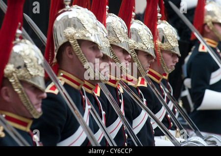 Soldaten am Horseguards in London Stockfoto