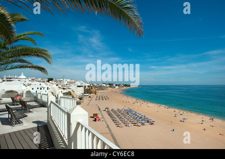 Praia do Peneco Beach, Albufeira, Algarve, Portugal Stockfoto