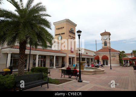 Orlando Premium Outlets international drive Florida usa Stockfoto