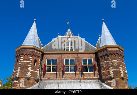 Die Waag (wiegen Haus) in Amsterdam, Niederlande Stockfoto