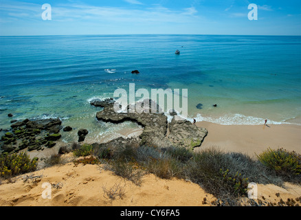 Praia Dos Olhos d Strand, Algarve, Portugal Stockfoto