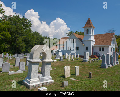 Quantico, Maryland historische St. Philip es Episcopal Church (1845) Stockfoto