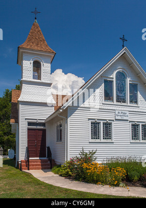 Quantico, Maryland historische St. Philip es Episcopal Church (1845) Stockfoto