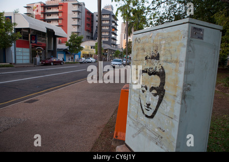 Graffiti in Darwin, Northern Territory, Australien Stockfoto