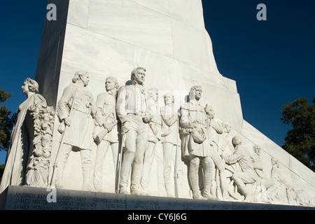 GEIST DES OPFERS KENOTAPH ALAMO PLAZA DIE INNENSTADT VON SAN ANTONIO TEXAS USA Stockfoto