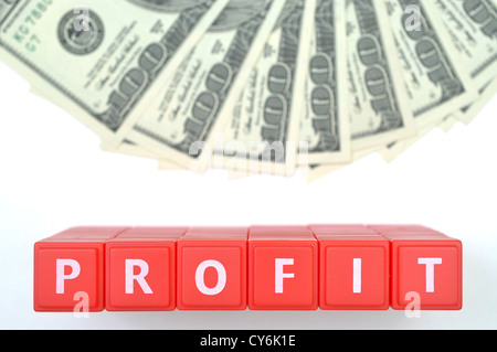 Abstrakte Gewinn Hintergrund Stockfoto