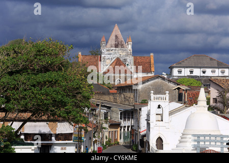 Kolonialen Erbes Gebäude innen Galle Fort, Sri Lanka. Stockfoto