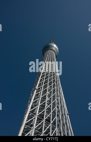 Tokyo Skytree auf 634m, ist der höchsten freistehenden Fernsehturm der Welt. Sumida Tokio Japan Stockfoto