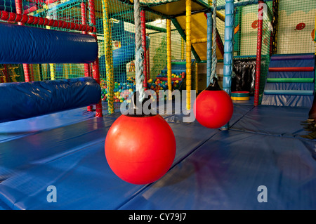 ein indoor Softplay-Zentrum für Kinder in england Stockfoto