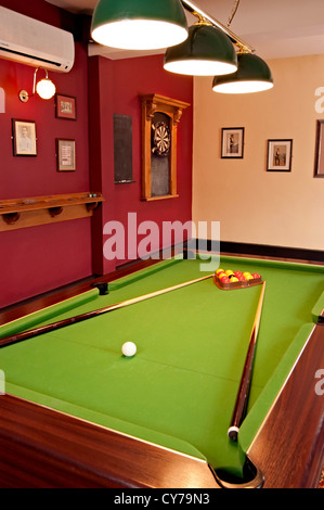 der Highwayman Pub Billard Stockfoto