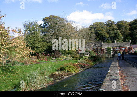 Bibury Gloucestershire Herbst Stockfoto