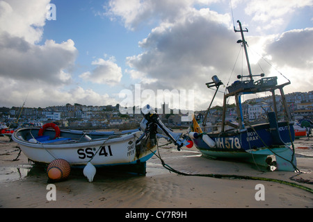 St. Ives, Cornwall, UK, ein ganz besonderer Ort von Künstlern aus der ganzen Welt geliebt. Stockfoto