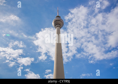 Fernsehturm. Der Fernsehturm, Berlin, Deutschland. Stockfoto