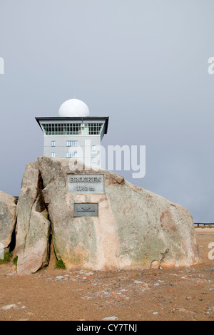 Brocken, ein Berg in Deutschland Stockfoto