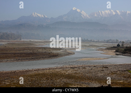 Debang Flussbett, Arunachal Pradesh, Indien Stockfoto