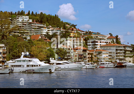 Bebek, Bosporus, Istanbul, Türkei, Europa Stockfoto