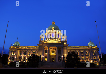 Parlamentsgebäude in Belgrad, Serbien Stockfoto