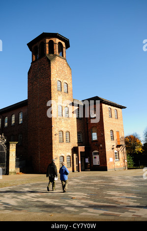 Derby historische Spinnerei, Kathedrale grün. Stockfoto