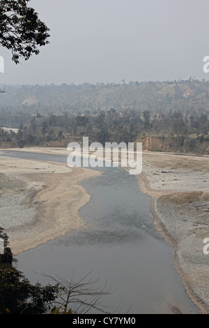 Debang Flussbett, Arunachal Pradesh, Indien Stockfoto