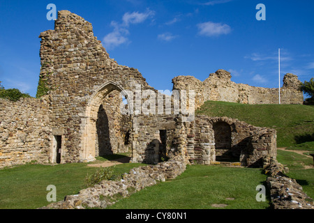 England Sussex Hastings castle Stockfoto