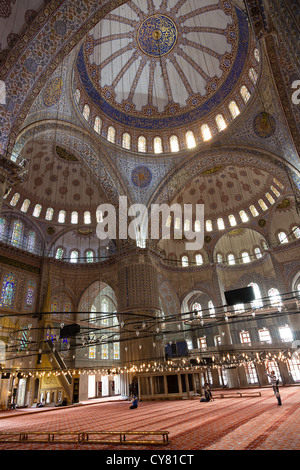 Sultan Ahmed Mosque genannt auch die blaue Moschee in Istanbul, Türkei Stockfoto