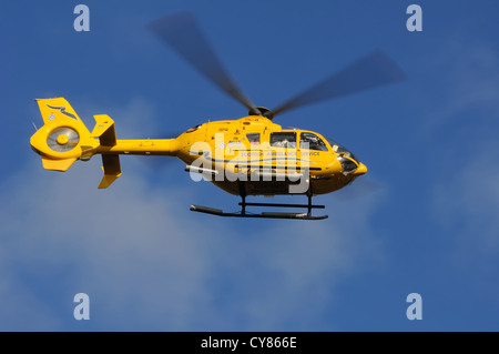 Schottischer Krankenwagen-Hubschrauber in Glasgow. Eurocopter EC 135 G-SASA ' Helimed 5' Stockfoto