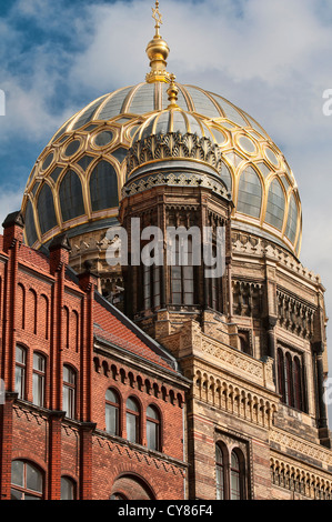 Die Neue Synagoge (Synagoge) in Berlin, Deutschland Stockfoto