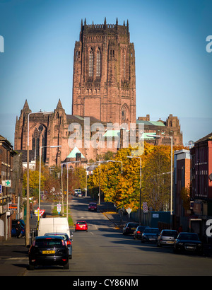 Liverpool anglikanische Kathedrale des Hl. Jakobus. Stockfoto