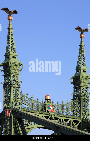 Ungarn, Budapest, Freiheitsbrücke, Szabadság Hid, Stockfoto