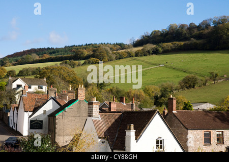 Brockweir ist ein kleines Dorf im Wye Valley Forest of Dean Monmouthshire England Stockfoto