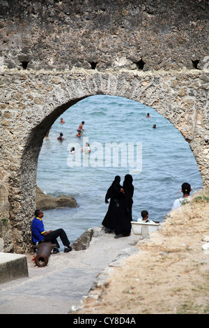 Waterfront, Altstadt, Mombasa, Kenia, Ostafrika. 10/2009. Foto: Stuart Boulton/Alamy Stockfoto