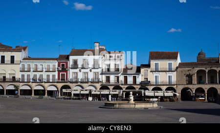 Plaza Mayor, Trujillo, Extremadura, Spanien Stockfoto