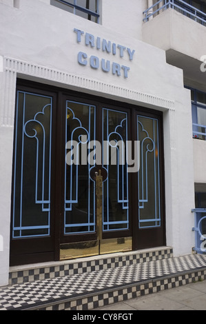 Trinity Court Apartments auf Grays Inn Road, London Stockfoto