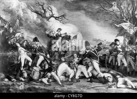 Schlacht von Princeton, Januar 1777, USA Unabhängigkeitskrieg Stockfoto