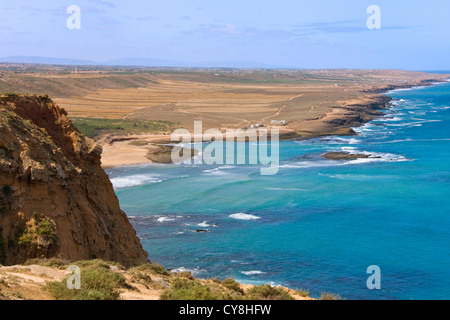 Landschaft der Atlantikküste, in der Nähe von Essaouira, Marokko Stockfoto